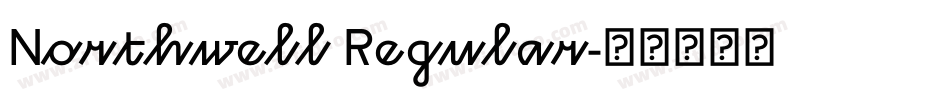 Northwell Regular字体转换